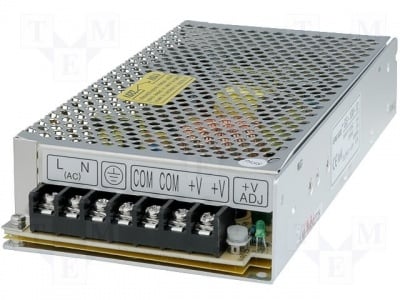 Импулсно захранване GS-100-7.5 Захранващо устройство: импулсно; 102W; 7,5VDC; 13,6A; 85?264VAC